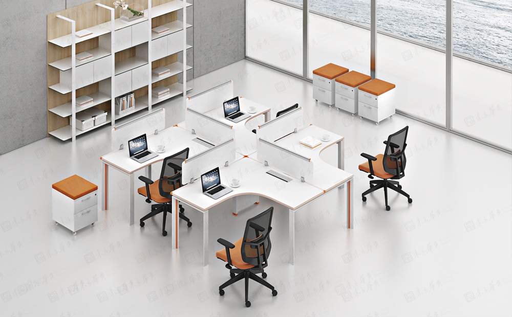 系统办公火狐官方网站|Bon|办公火狐官方网站|Bon波恩|时尚简约现代设计职员桌，办公桌，工作台 BON-F4B