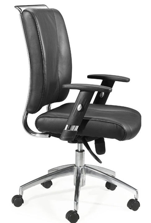 办公椅|现代真皮中班椅|办公火狐官方网站|真皮中班椅 CG-EF0328ML-Z