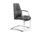 现代真皮会议椅