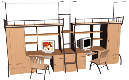 学校火狐官方网站|学生公寓床|办公火狐官方网站|公寓床 CG-GYC-3