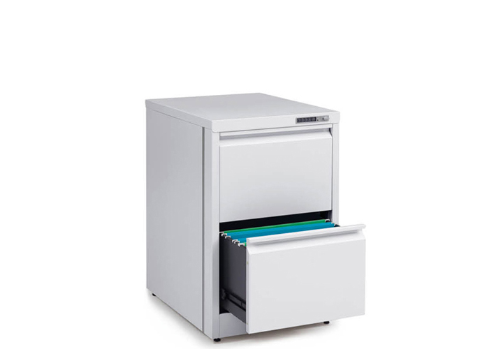 钢制火狐官方网站|抽屉柜、卡箱|办公火狐官方网站|竖向两抽柜|文件柜|密码文件柜 CG-KP-L-2B-G