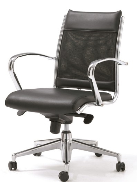 办公椅|现代真皮中班椅|办公火狐官方网站|真皮中班椅|时尚中班椅|中背椅|主管椅|经理椅 CG-SSZBY-02