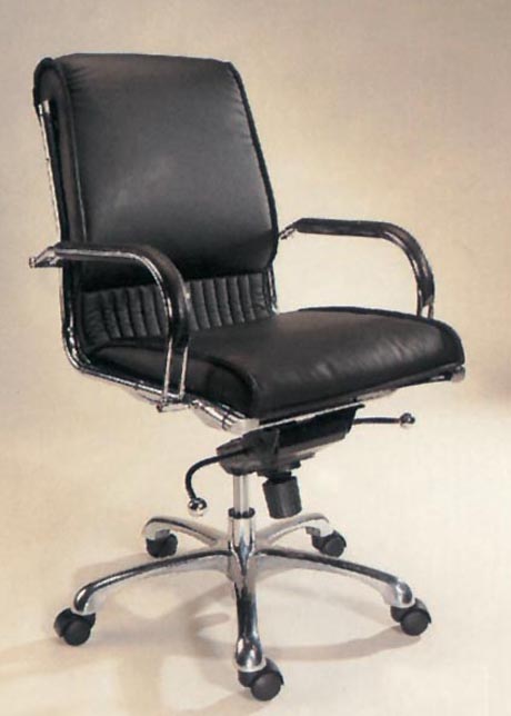 办公椅|现代真皮中班椅|办公火狐官方网站|真皮中班椅|时尚中班椅|中背椅|主管椅|经理椅 CG-SSZBY-09