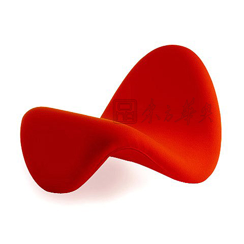 现代经典休闲椅|布面休闲椅|办公火狐官方网站|Pierre Paulin舌头休闲椅 CG-Tongue-chair