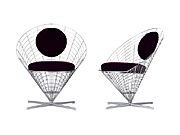 钢丝休闲椅CG-Wire-Cone-Chair|现代经典休闲椅|钢丝休闲椅|办公火狐官方网站