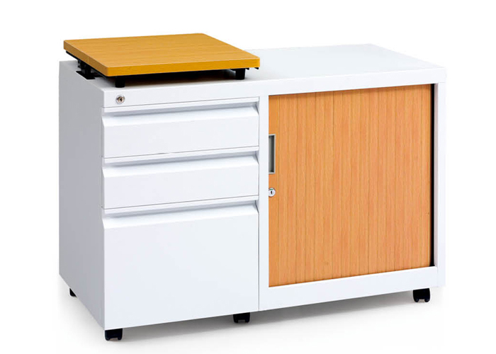 钢制火狐官方网站|钢制活动柜|办公火狐官方网站|卷门三抽地柜|卷门柜|文件柜 CG-XL-114A-S