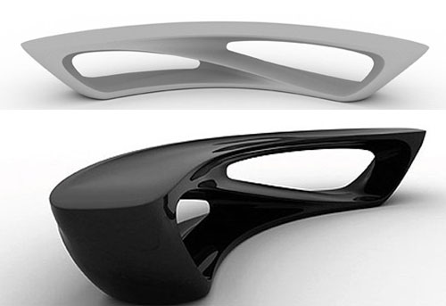 现代经典休闲椅|凳子|办公火狐官方网站|Amanda Levete流线型休闲凳 Driftbench-A