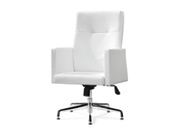 现代真皮会议椅