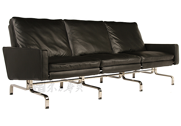 办公沙发|现代真皮沙发|办公火狐官方网站|现代真皮办公沙发 Poul Kjaerholm-PK31-3