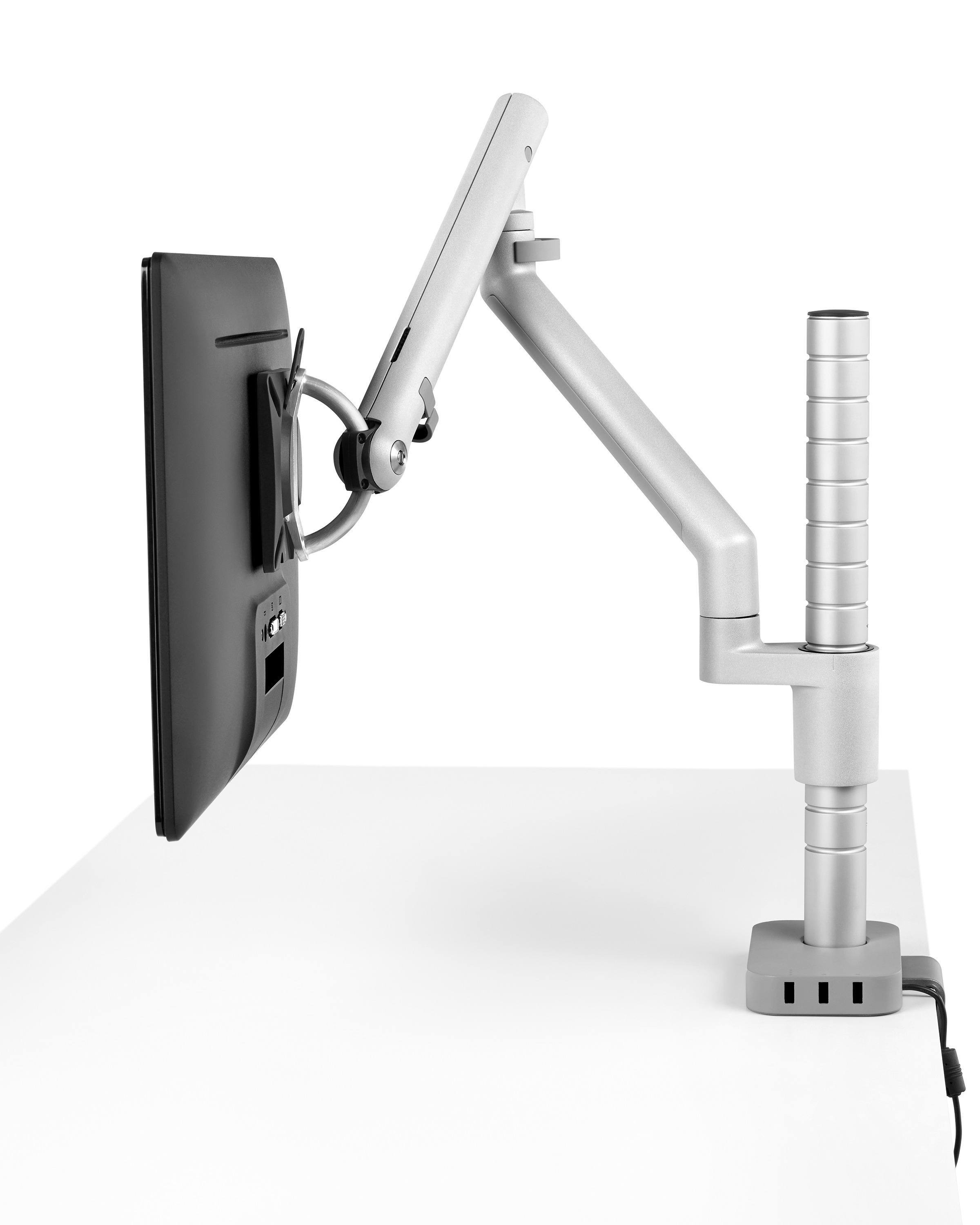 [办公辅件|显示器支架|办公火狐官方网站|火狐HUOHU（中国）火狐官方网站|Wishbone 台面显示屏（立柱）支架]