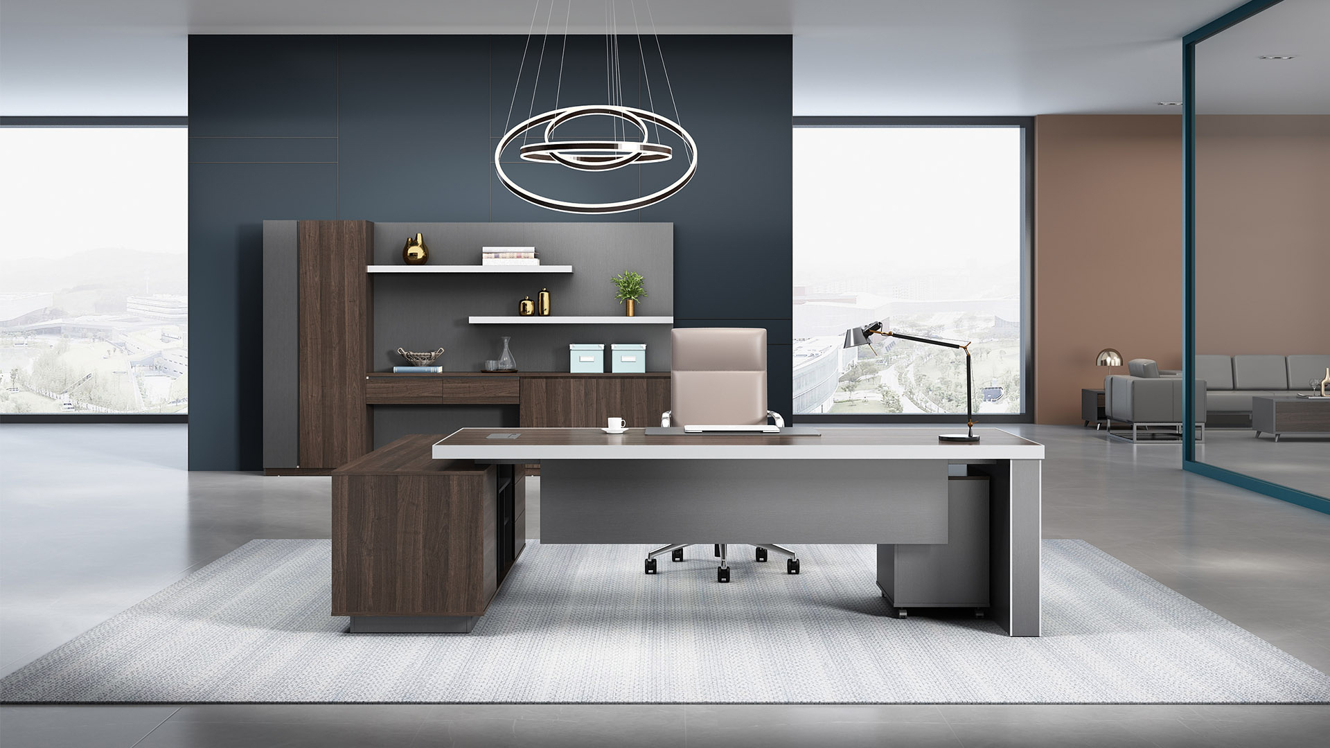 办公台|时尚大班台|办公火狐官方网站|火狐HUOHU（中国）火狐官方网站|大班台/配套系列