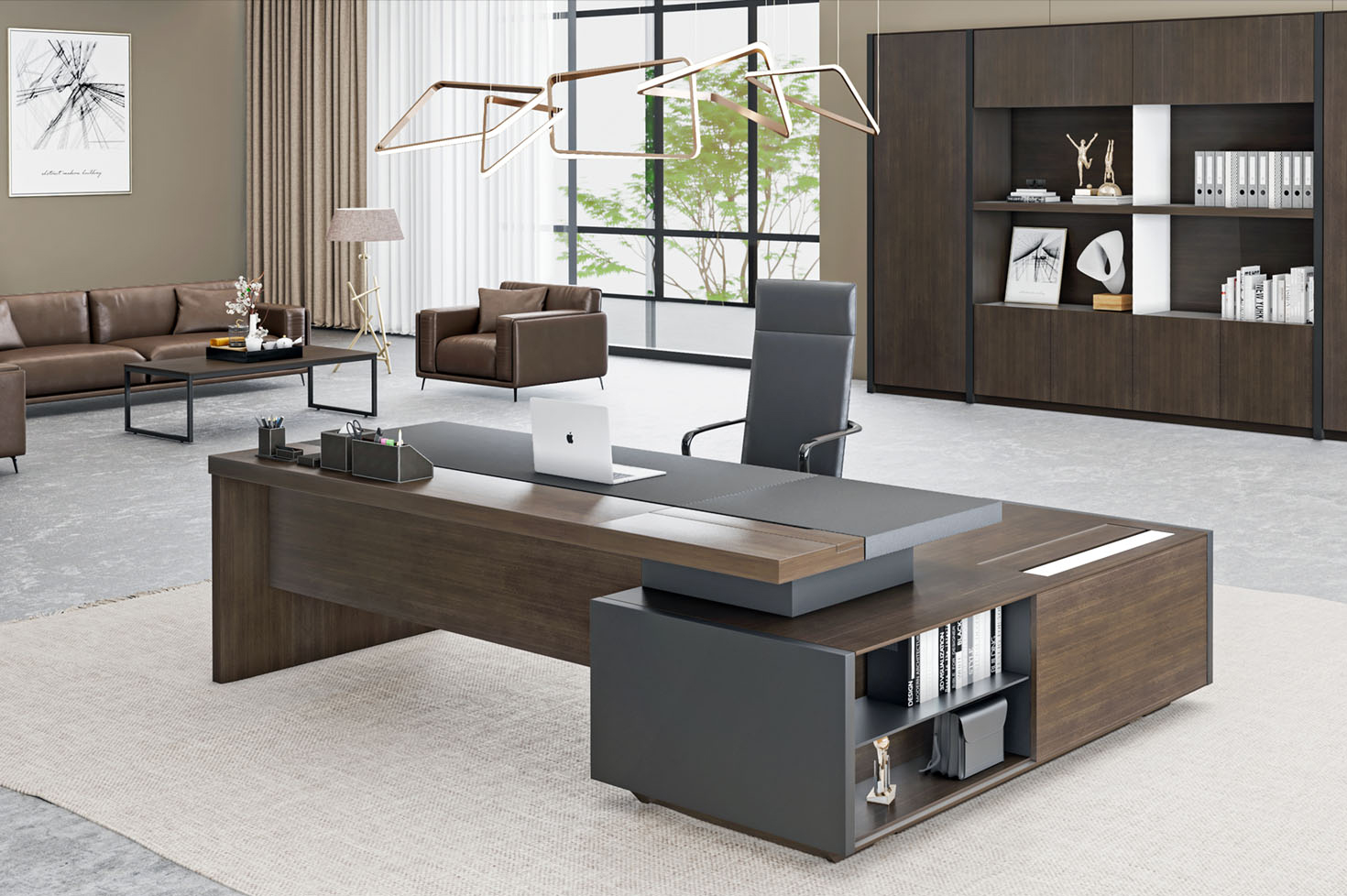 [办公台|时尚大班台|办公火狐官方网站|火狐HUOHU（中国）火狐官方网站|大班台/配套系列]