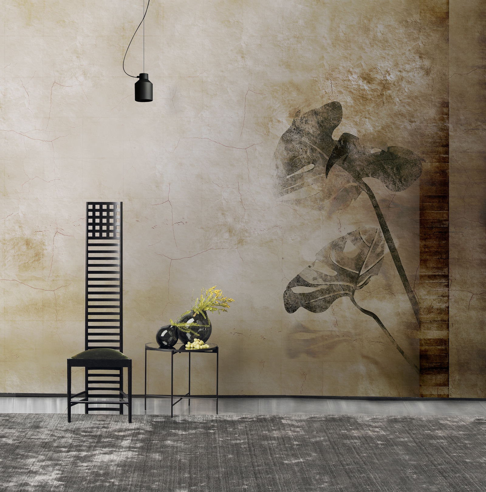 创意火狐官方网站 - 附件|装饰画/墙饰|办公火狐官方网站|火狐HUOHU（中国）火狐官方网站|龟背竹-原创定制壁画