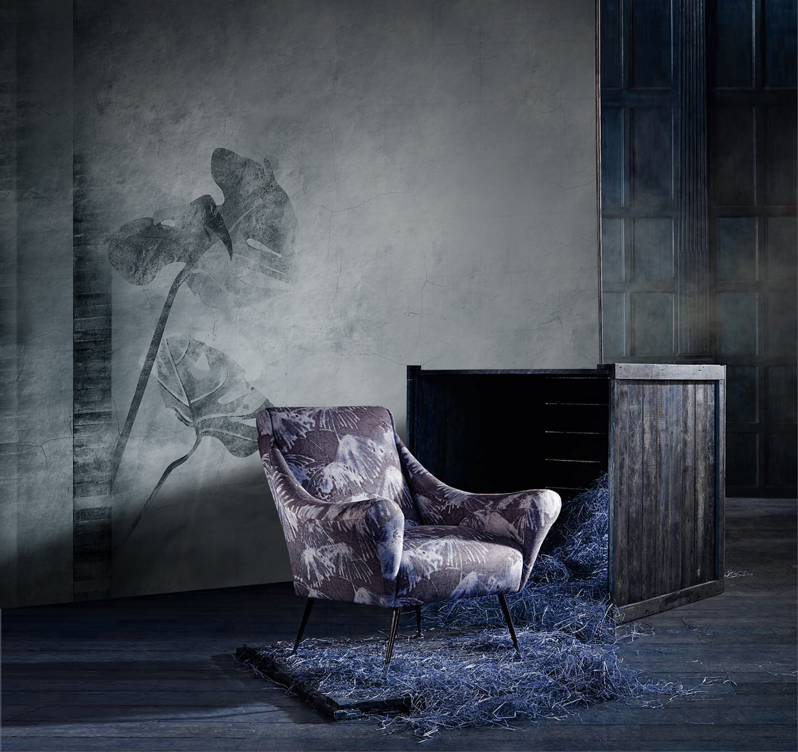 创意火狐官方网站 - 附件|装饰画/墙饰|办公火狐官方网站|火狐HUOHU（中国）火狐官方网站|龟背竹-原创定制壁画