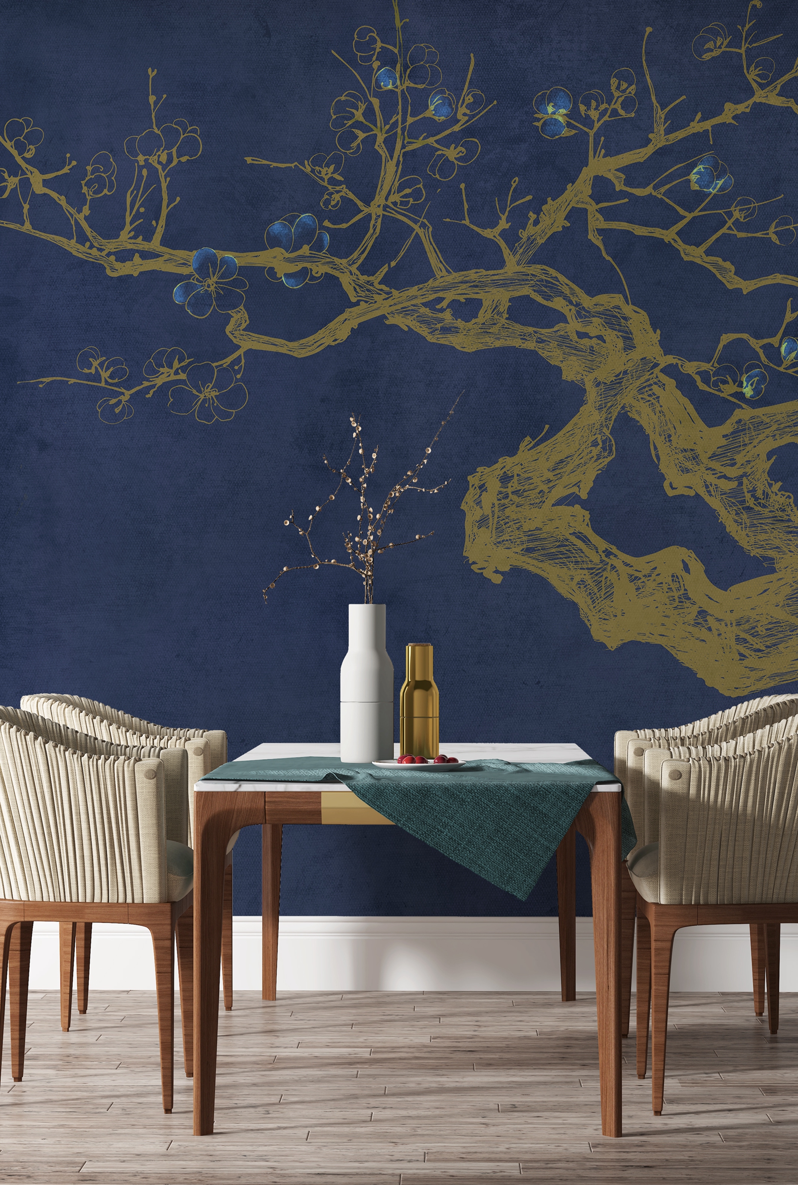 创意火狐官方网站 - 附件|装饰画/墙饰|办公火狐官方网站|火狐HUOHU（中国）火狐官方网站|梅Ⅱ-原创定制壁画