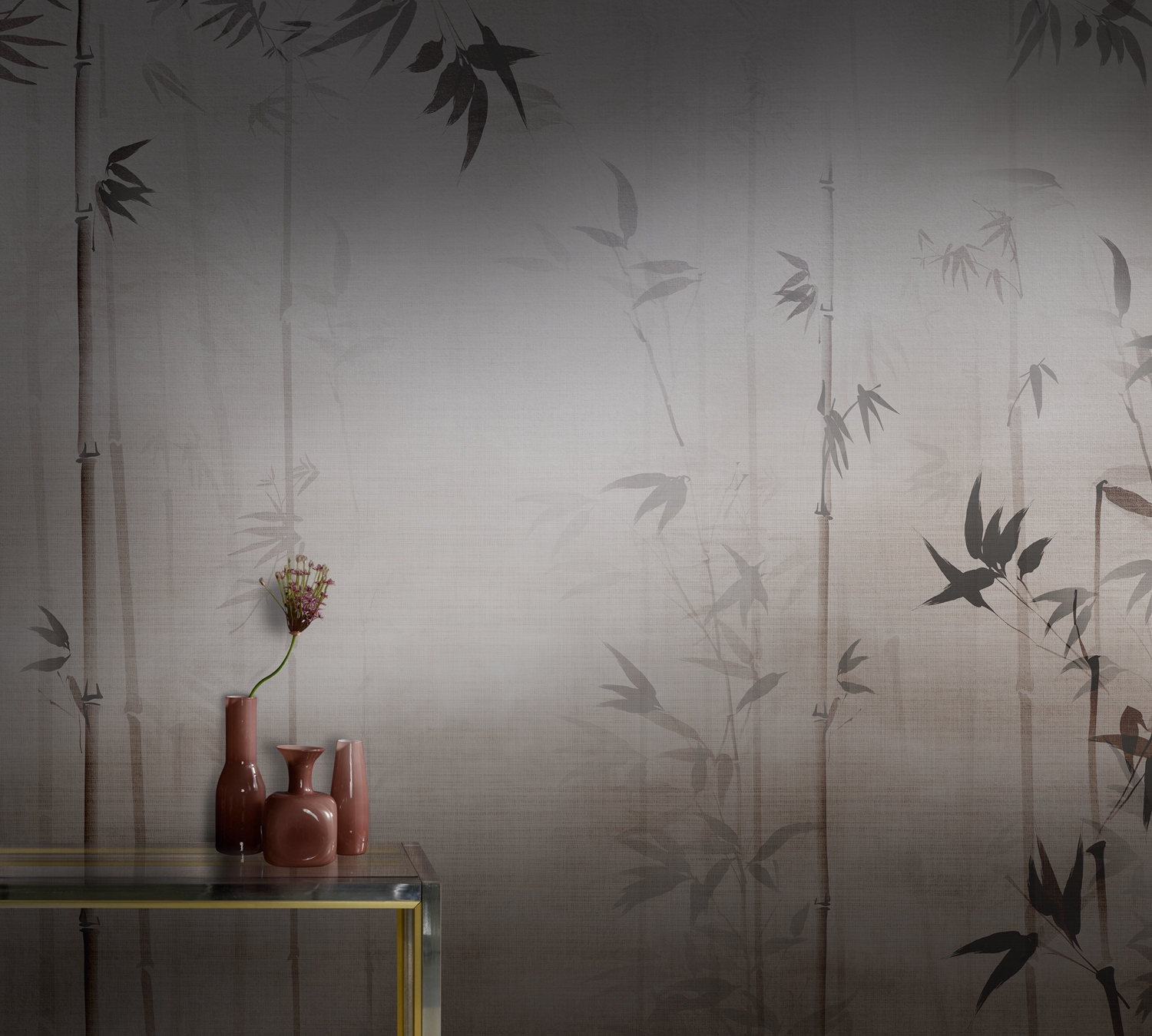 创意火狐官方网站 - 附件|装饰画/墙饰|办公火狐官方网站|火狐HUOHU（中国）火狐官方网站|竹林-原创定制壁画