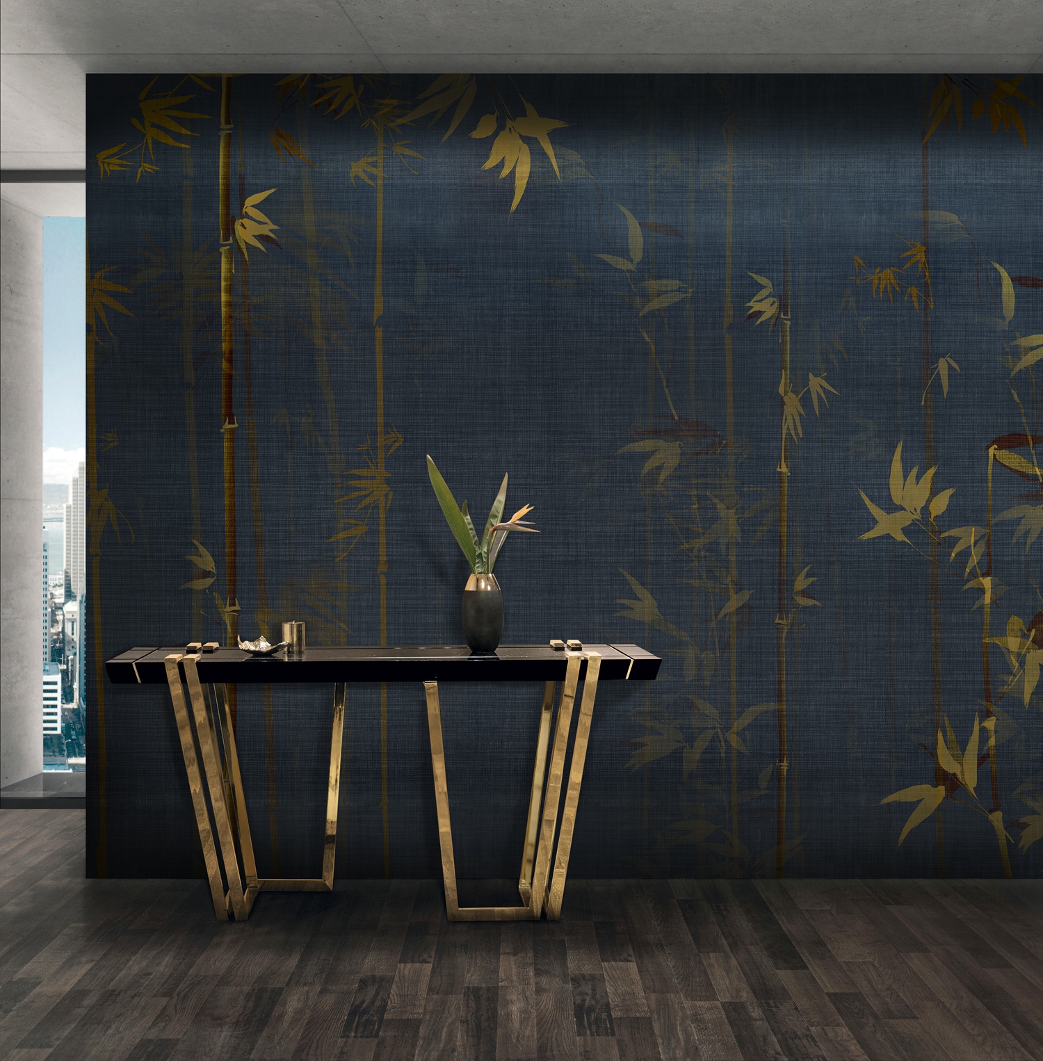 创意火狐官方网站 - 附件|装饰画/墙饰|办公火狐官方网站|火狐HUOHU（中国）火狐官方网站|竹林-原创定制壁画