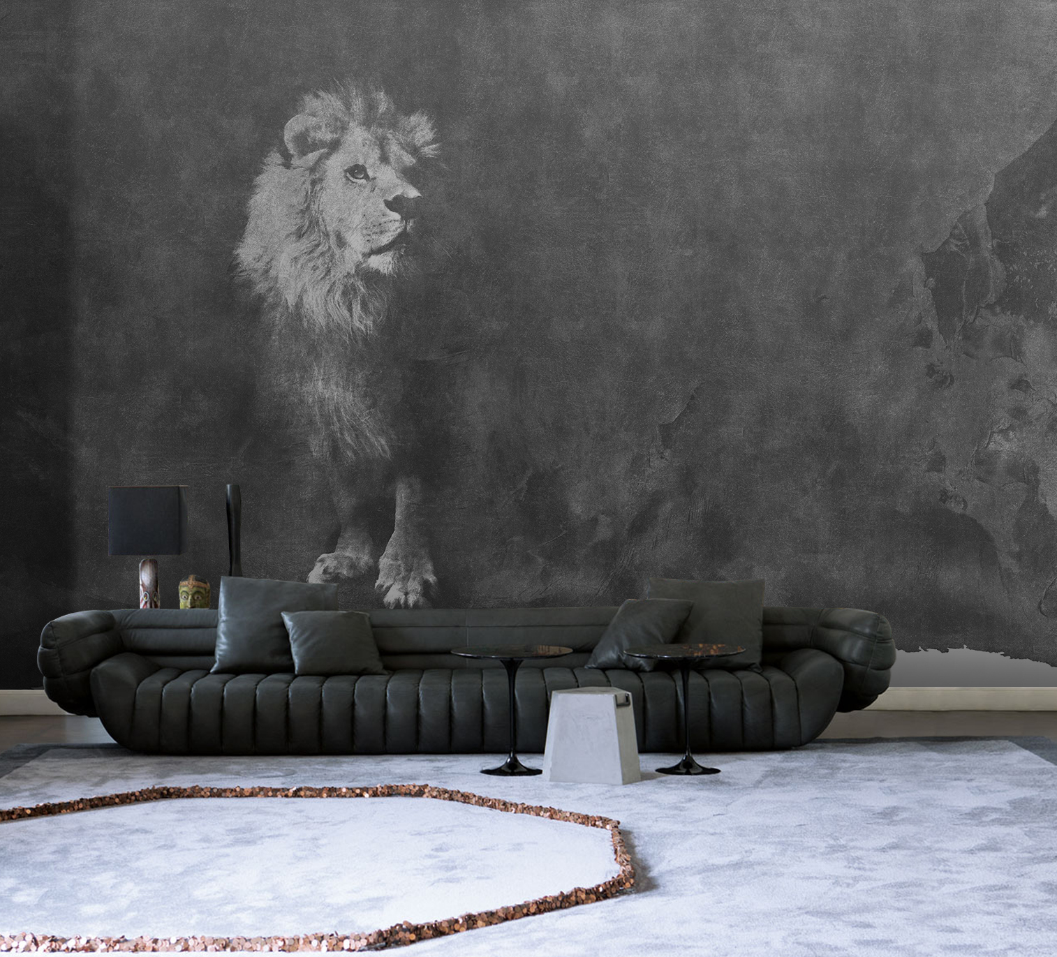 创意火狐官方网站 - 附件|装饰画/墙饰|办公火狐官方网站|火狐HUOHU（中国）火狐官方网站|狮子-原创定制壁画