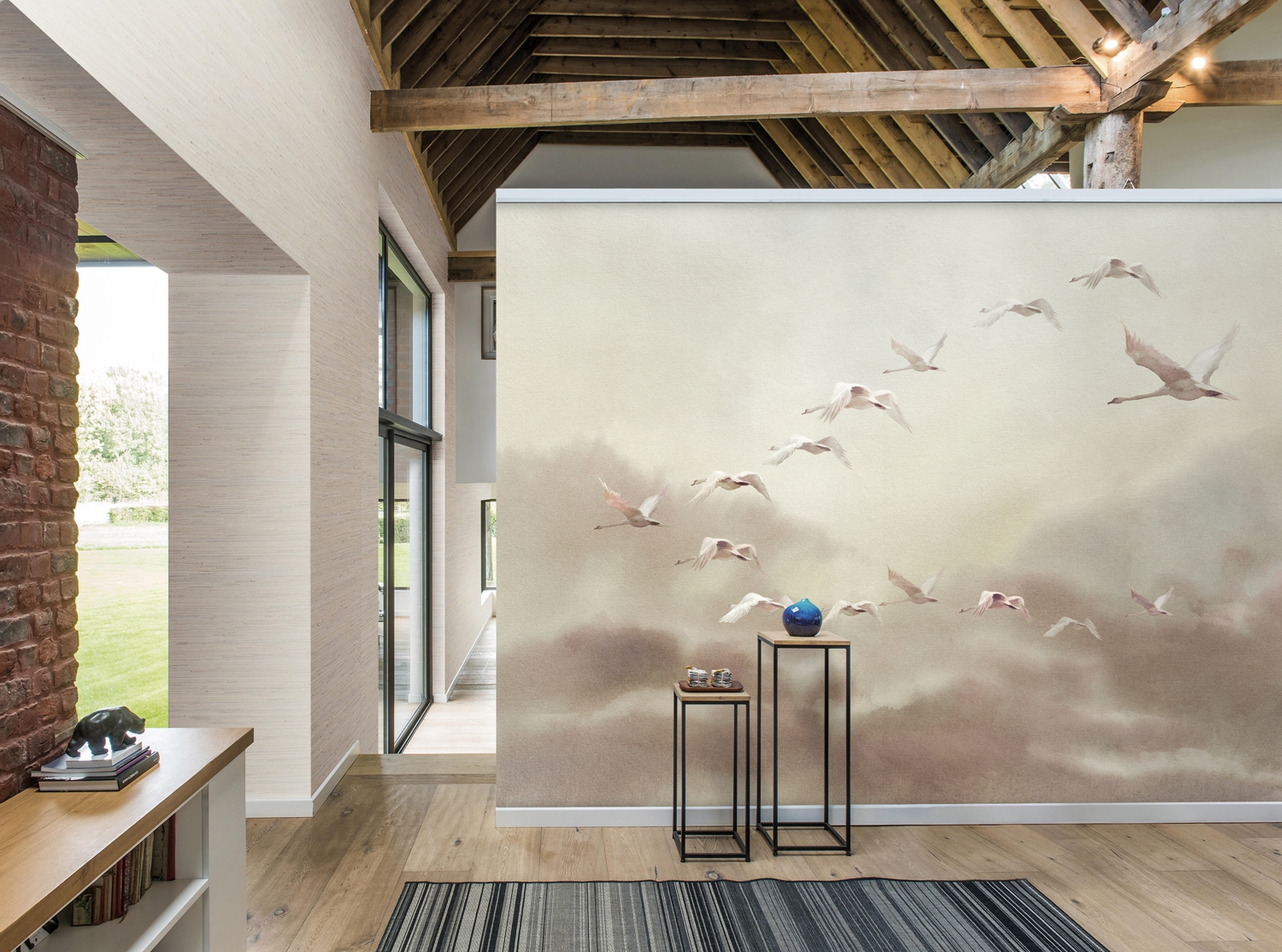 创意火狐官方网站 - 附件|装饰画/墙饰|办公火狐官方网站|火狐HUOHU（中国）火狐官方网站|候鸟Ⅱ-原创定制壁画