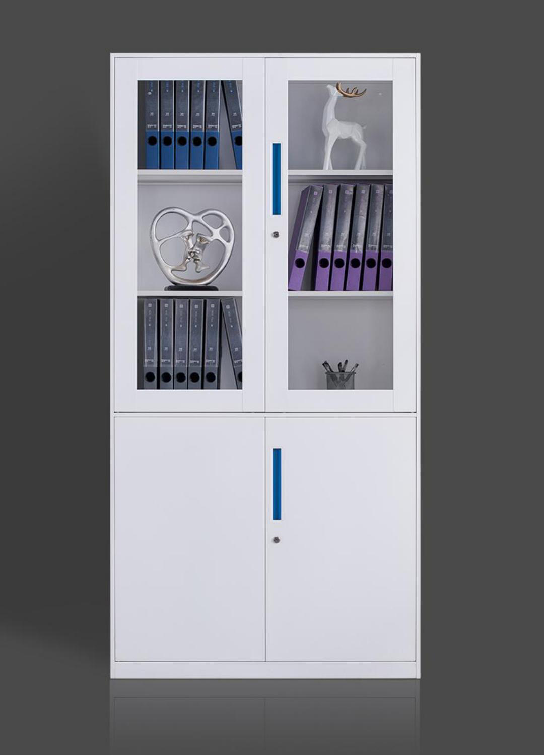 [钢制文件柜|文件柜系列|办公火狐官方网站|火狐HUOHU（中国）火狐官方网站|上玻璃下开门钢制文件柜]