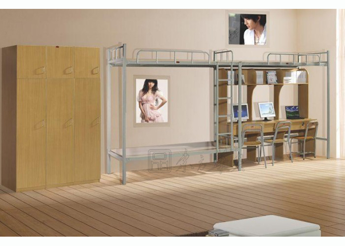 [学校火狐官方网站|学生公寓床|组合三人床|多功能组合床，公寓三人床]