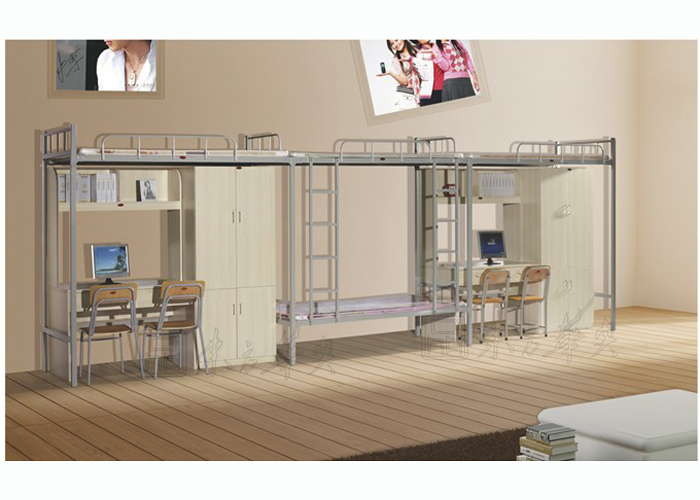 [学校火狐官方网站|学生公寓床|组合四人床|多功能组合床，公寓四人床]