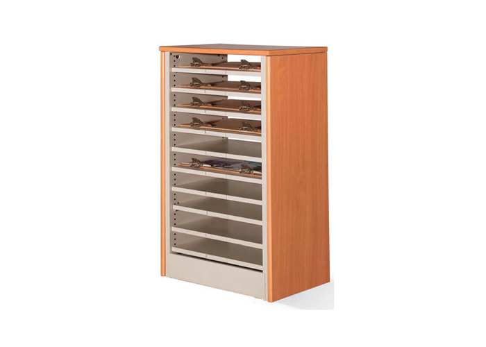 [图书馆火狐官方网站|报纸架|十层单面报纸平放架|期刊架|图书架|报纸存放柜]