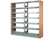 六层双柱双面书架   图书馆火狐官方网站