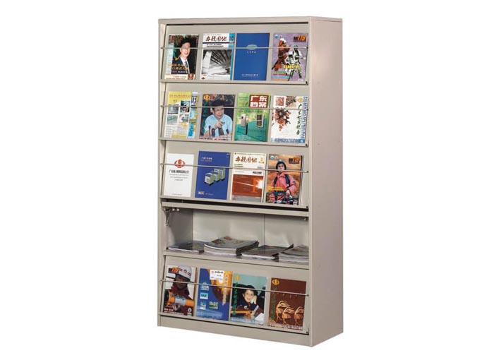 [图书馆火狐官方网站|期刊架、杂志柜|办公火狐官方网站|火狐HUOHU（中国）火狐官方网站|五层单面期刊柜]