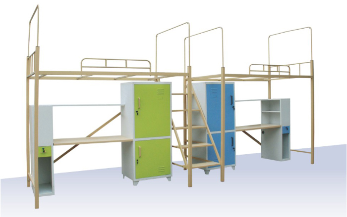 [学校火狐官方网站|学生公寓床|组合双人床|多功能组合床，公寓双人床]