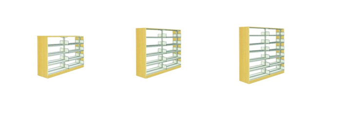 图书馆火狐官方网站|图书架|单柱双面三层书架|三层书架