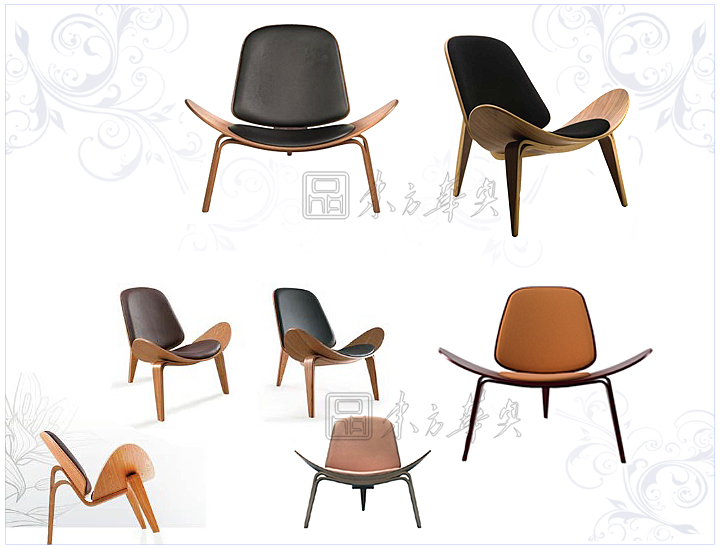 现代经典休闲椅|真皮休闲椅|办公火狐官方网站|微笑椅|休闲椅|三足贝壳椅，休闲椅，弯板椅，火狐HUOHU（中国）椅