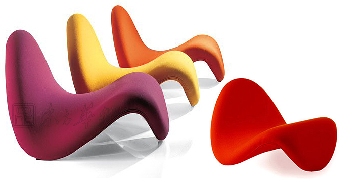 现代经典休闲椅|布面休闲椅|办公火狐官方网站|Pierre Paulin舌头休闲椅