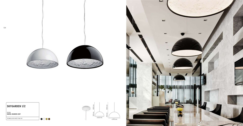 现代经典灯饰|吊灯|办公火狐官方网站|意大利 Flos Skygarden S1空中花园吊灯