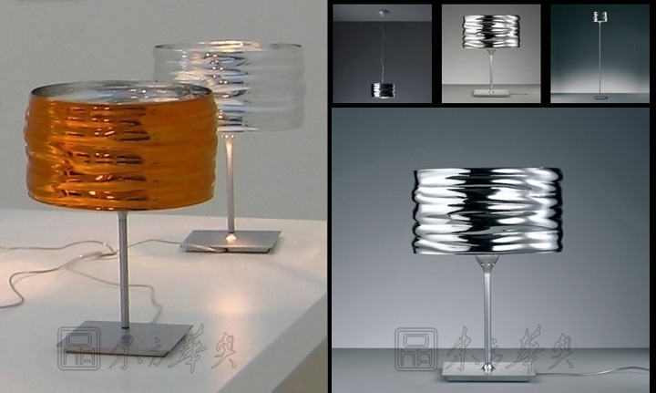现代经典灯饰|台灯|办公火狐官方网站|水波纹台灯